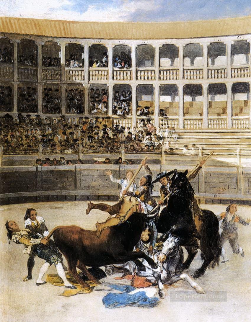 Picador Caught by the Bull Francisco de Goya Oil Paintings